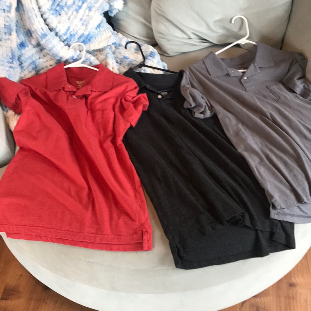 Lot of 3 Mossimo Athletic Fit Polos